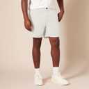 Amazon Essentials Mens Classic-Fit 7" Chino Shorts (29, Grey)