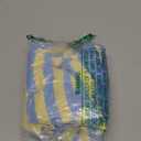 Dachshund Dog Shirt, Thin Striped Base Layer Onesie for Wiener Dogs, Lightweight All-Season Wear, Soft & Comfy Fit for Doxie and Short-Leg Breeds (Blue&Yellow, Size 2 (11-16 lbs))