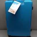 TRAVELARIM Hard Shell Luggage Sets with Spinner Wheels 4 Piece, Expandable Large Suitcases with TSA Lock, Travel Large Suitcase Set, Teal Luggage Set