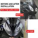 for S1000RR s1000rr 2018-2015 Motorcycle Downforce Fender Aerodynamic Front Spoiler Kit; S1000/RR 2018 New Accessory Front Spoiler