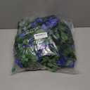 4 Pack (32FT) Artificial Rose Vine Fake Flowers Garland Hanging Silk Rose Ivy Plants Vine for Wedding Arch Party Garden Home Bedroom Office Wall Aesthetic Art Dcor (Royal Blue)