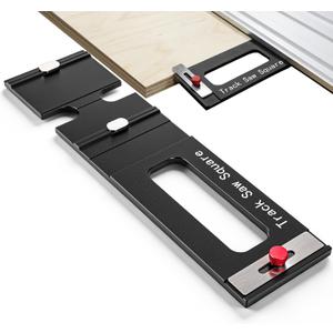 Nuogo Track Saw Guide Track Saw Square Tracks Rail Square Guide 90° Right Angle Cuts From Edge Auto-Align and Fast Adjust for Woodworking and DIY Precision Cutting