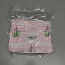 Pink Chinoiserie Christmas 20x54 Body Pillow Cover with Zipper,Grandmillennial Christmas Decor,Coquette Preppy Pink Bow Xmas Striped Decorative Long Hug Pillow Cases for Bed Couch