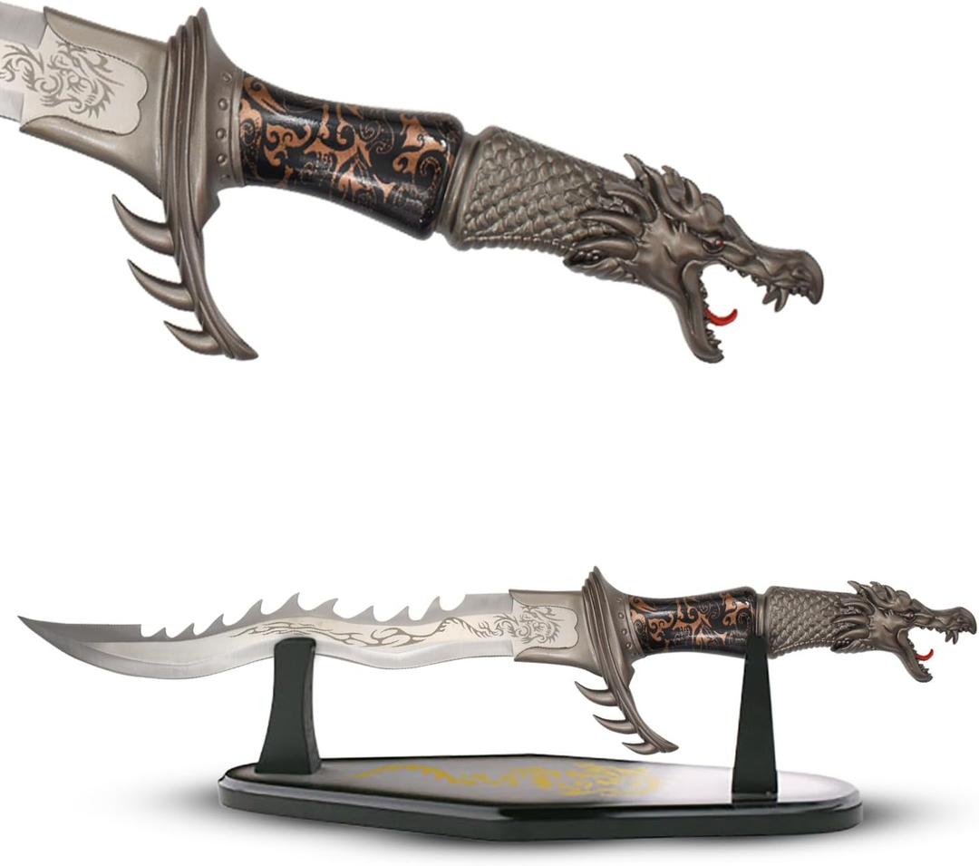 Fantasy Master Fantasy Dragon Knife Display with Stand