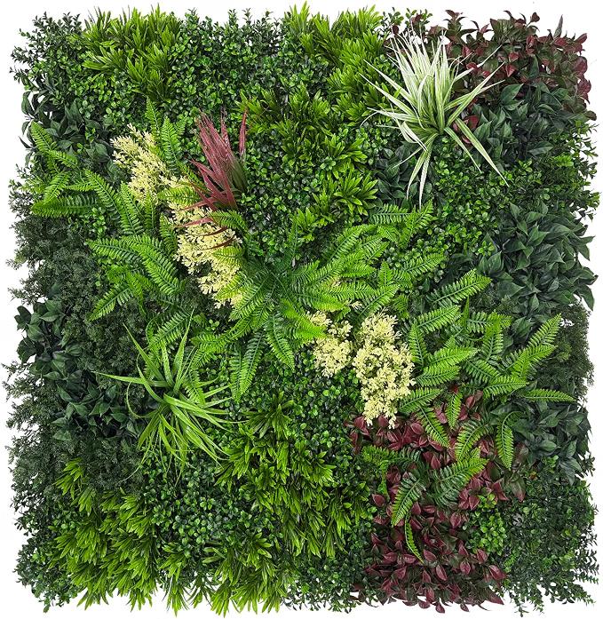 20"x20"(24P), UV Resistant Artificial Grass Wall Boxwood Plant Panel