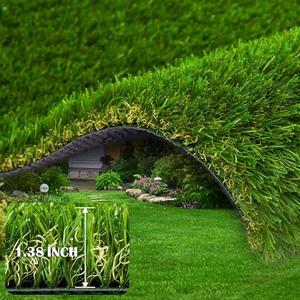 HOME&GARDEN Artificial Garden Grass 5' x 8' (40 Square ft) Fake Grass, Dog Potty Grass, So ft Pet Turf Grass Mat, Non Toxic, Thick Lawn Puppy Potty Training, Dog Mat Pad