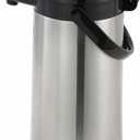 Winco Glass Lined Airpot, 3-Liter, Push Button
