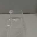 Adjustable Label Dispenser 4 Disks Sticker Roll Holder Acrylic Sticker Dispenser 9" x 3.5" x 3.5" Dissolvable Food Label Sticker Holder Organizer Label Stand for Date Sticker Label DesktopNo Label