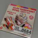 Hapinest Make Your Own Clay Handprint Bowl Kit for Kids, Arts and Crafts for Boys & Girls Ages 6 Years and Up