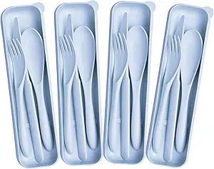 4 Pieces Portable Utensil Set 3 Pack