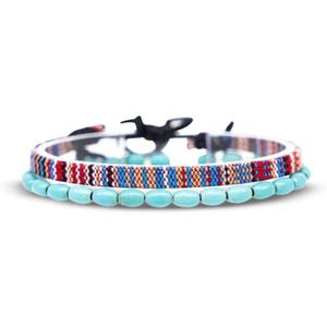 Made by Nami 2 Pcs Boho Surfer Bracelets for Men and Women Waterproof and Adjustable Beach Bracelets for Men and Women Set of 2 Beaded & Braided