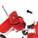 Schwinn Easy Steer Bike for Toddler, Kids Tricycle with Removable Push handle, Steel Trike Frame, Boys and Girls Ages 2-4 Year Old, Red/White, 8"