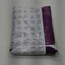 jinchan Boho 100% Cotton Blanket Muslin 50x60 Inches Lightweight 3-Layer Geometric Square Striped Pattern Reversible Quilt Throw Soft Breathable Comfy All Seasons for Couch Bed Decor, Light Grey