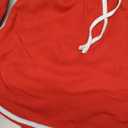SELINK Womens Striped 2 Piece Outfit Tracksuit Oversized Lounge Set Casual Top and Skorts Matching Sets Red-M