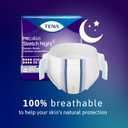 Tena ProSkin Overnight Incontinence Adult Diaper for Women & Men, Stretch, Brief, Medium, 12 Count, Packaging May Vary