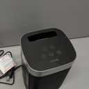 Small Portable Space Heater for Indoor Use - VOCRS 1500W PTC Electric Heater with Thermostat, Remote Control, 12H Timer, Eco and Fan Mode, Rapid and Safe Heating for Bedroom, Office