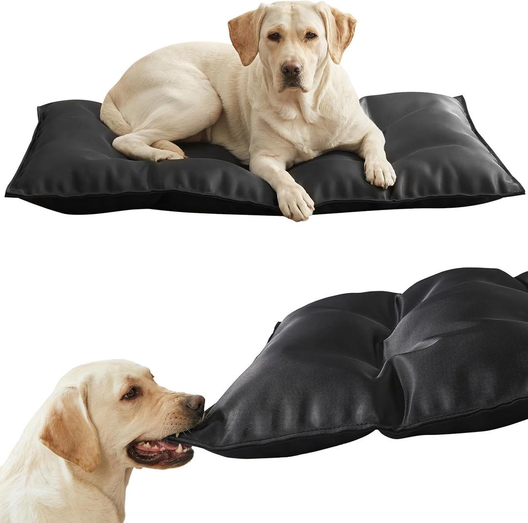 Chew Proof Dog Bed for Aggressive Chewers, Tough, 22"x35", Medium
