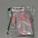 Dazzling Rhinestone Dog Collar with Soft Fabric and Crystal Bow Tie - Elegant and Glamorous Puppy Collars for Small Dogs with Leash in Pink S