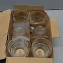 Bormioli Rocco Barshine 10.3 oz. Rocks Stackable Tempered Drinking Glasses, Set of 6, Clear