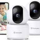 GALAYOU Indoor Security Camera 2K, Pet Camera, 360 Degree 2.4G WiFi Home Security Camera for Baby/Elder/Nanny with Night Vision, 24/7 SD Card Storage, Works with Alexa and Google Assistant G2-2Pack