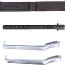 200mm 8in 2 Jaws Puller, CR V Steel Construction, Button Switching for Conversion, Extraction Tool for Car Machinery Repair