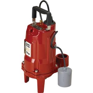Liberty Pumps PRG101A ProVore PRG Series Automatic Residential Grinder Pump, 1 HP, 115-volt, Red, one-size