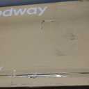Modway Camille Linen Fabric Upholstered Twin Headboard in Gray with French Piping