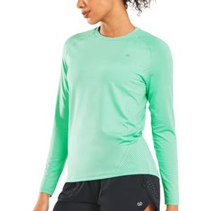 ALLZERO Rash Guard for Women UPF 50+ Long Sleeve Sun Shirts Quick Dry SPF Shirts for Workout Hiking Fishing (S)