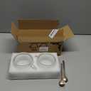 Mfacoy Vintage Coffee Mugs Set of 2, 14 oz Embossed Glass Cups with Handle, Clear Cups for Cappuccino, Latte, Cereal, Yogurt, Milk, Hot or Cold Beverages (Translucent)