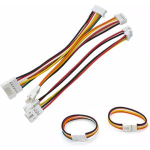 20 PCS JST PH 2.0mm 2 3 4 5 Pin Connector, Male and Female Double Connector End with 200mm Extension Cable AWG 26