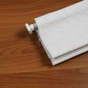 No Drill Roman Shades for Windows, Custom Cordless Blackout 1.3 Window Depth Need Easy Install Roman Window Blinds, Room Darkening Window Shades for Home, Living Room, 100% Blackout-linen Beige, Custom Size