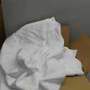 LTC LINENS 2-Pack White Rectangular Tablecloths 90 in x 132 in with Rounded Corners - Ideal for 6 ft Tables with Floor-Length Drop - Polyester Fabric Cloth Table Covers for Wedding, Party