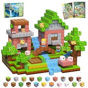 SSAWER 48 PCS Magnetic Blocks  Magnetic Building Blocks, Stacking Magnetic Blocks for Kids, Sensory Toy for STEM Montessori for Kids 3+ Boys and Girls Christmas Birthday Gifts