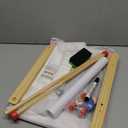 Kids Art Easel, Tabletop Easel for Kids,Wooden Double Sided Kids Easel with Magnetic Whiteboard,Chalkboard and Paper Roll,Great for Girls Boys Ages 3 4 5 Gift