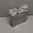 DOYIDE 30 Pack Gift Bags Medium Size with Ribbon and Greeting Cards Tissue Paper, 9"x7"x3.1" Portable Paper Gift Bag with Handles, Thank You Bags for Wedding Birthday Party Mothers Day Bridal Shower (Silver)