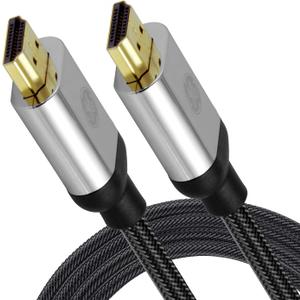 GE 4K HDMI Cable, 4 ft. Premium HDMI 2.0 High Speed 18 Gbps with Ethernet, 4K 60Hz, 1440p 1080p 120Hz, HDR, for HDTV, Streaming, Blu-ray, Gaming, PS4 Pro PS5 Xbox, 33512