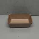 Elsjoy 4 Pack Non-Stick Loaf Pan, 9.5 x 5.5 Inch Champagne Bread Loaf Pans Carbon Steel Bread Tin Set for Baking, Metal Bakeware for Bread, Meatloaf, Cake