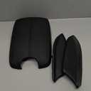 X AUTOHAUX 1 Set Car Center Console Cover Front Door Panels Armrest Replacement for Honda Accord 2008 2009 2010 2011 2012 Black