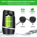 5 Gallon Electric Drinking Portable Water Dispenser, Universal USB Charging Water Bottle Pump For 2-5 Gallon With 2 Silicone