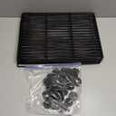 DIY Small Animal Playpen, Pet Playpen, Guinea Pig Cages, Rabbit Playpen, Dog Puppy Playpen, Indoor Metal Wire Yard Fence, 15 X 12 Inch, 12 Panels, Black