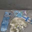 Princess Wig Braid with Tiara Necklace Gloves Princess Dress Up Costume Cosplay Accessories for Kids Girls