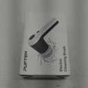 Electric Spin Scrubber, Cordless Shower Scrubber with Battery Level Display, 2 Speeds Electric Scrubber for Cleaning with 6 Replaceable Heads, Cleaning Brush for Bathroom/Sink/Window (White)