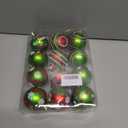 12Pcs Christmas Balls Tree Decorations, 2.4inch Plastic Shatterproof Glitter Hanging Ornaments for Christmas Tree Home Kitchen Office Indoor Xmas Tree Wall Window Fireplace Mantel Decor (Grey Pink White Red Brown)