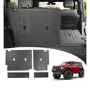 Mabett Rear Seat Back Cover Backrest Protector for Ford Bronco Accessories 2025 2021-2024 with Dog Seat Liner fit Bronco 4-Door 4 Pieces-with Folding Lip (NOT for 2-Door or Bronco Sport)