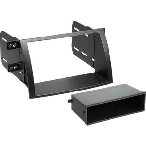 Scosche KA2098B Double DIN or Single DIN with Pocket Radio Installation Dash Kit Compatible with Select 2011-2013 Kia Sorento - Aftermarket Car Stereo Install Brackets - See Fit Guide in Images