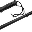 SZCO Supplies 21-Inch Heavy-Duty Tire Thumper  Black Polypropylene Baton with Ribbed Handle and Wrist Lanyard  Truck Tire Pressure Checker, Glass Breaker, Self-Defense, and Utility Tool