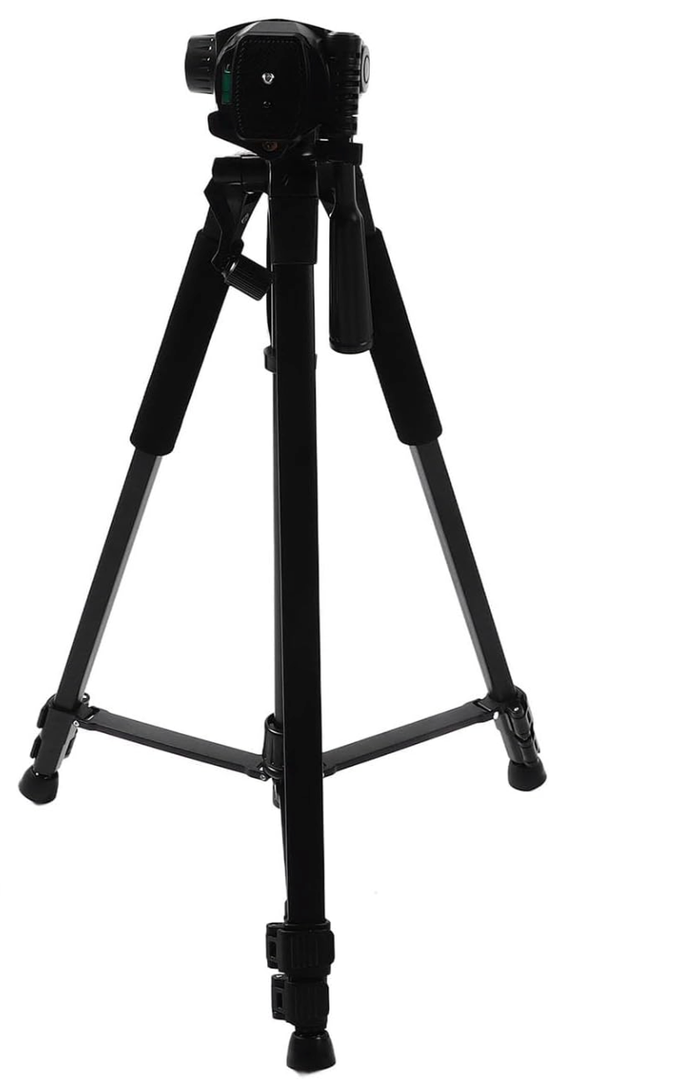 Camera tripod and Monopod, Aluminum Tripod Stand/Black for Professional Camera/Mirrorless/DSLR/Cell Phone/Camcorder/GoPro, with Phone Holder/Travel Bag