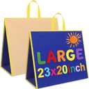 2 Pcs Large Felt Flannel Board, 2-Sided Portable Story Board, 22.83" x 19.69"