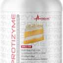 Metabolic Nutrition, Protizyme, 100% Whey Protein Powder, High Protein, Low Carb, Low Fat Whey Protein, Digestive Enzymes, 24 Essential Vitamins and Minerals, 4 Pound (52 ser)