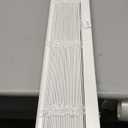 LEVOLOR Basics 2 Faux Wood Horizontal Blinds for Indoor Windows, 34 W x 72 H, Cordless Light Filtering Window Shade, White